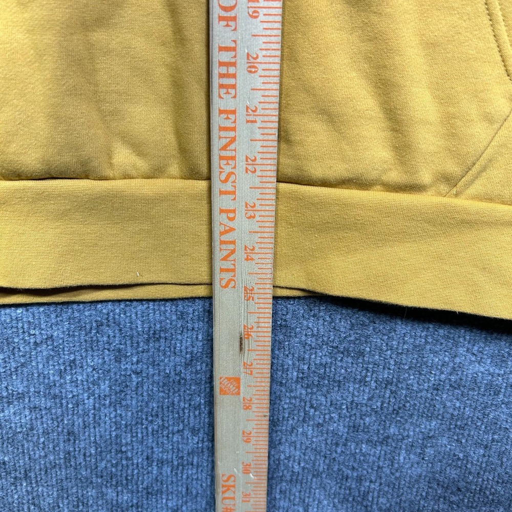 Disney Mickey 50th Anniversary Hoodie Unisex Yellow Castle Graphic Pullover - M - Picture 2 of 7